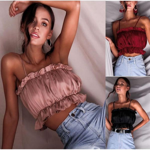 women summer ruffle vest fashion designer ruched sleeveless women short vest woman blouses womens clothing, White
women summer ruffle vest fashion designer ruched sleeveless women short vest woman blouses womens clothing, White