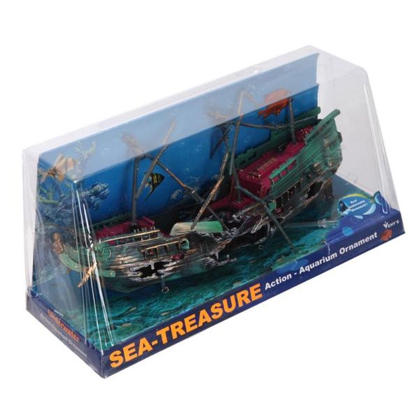 24*12cm large aquarium decoration boat plastic aquarium ship air split shipwreck fish tank decoration wreck sunk suppliers tool
24*12cm large aquarium decoration boat plastic aquarium ship air split shipwreck fish tank decoration wreck sunk suppliers tool