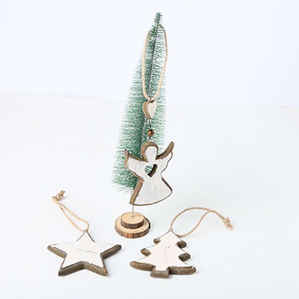 3pcs wooden christmas decorations christmas tree five-pointed star angel wooden crafts home decoration
3pcs wooden christmas decorations christmas tree five-pointed star angel wooden crafts home decoration