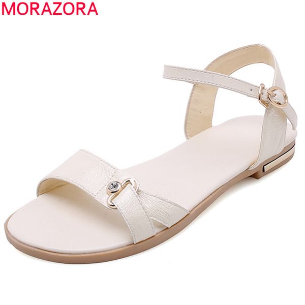 new morazora 2020 woman sandals genuine leather buckle simple summer fashion flat beach shoes women, Black
new morazora 2020 woman sandals genuine leather buckle simple summer fashion flat beach shoes women, Black