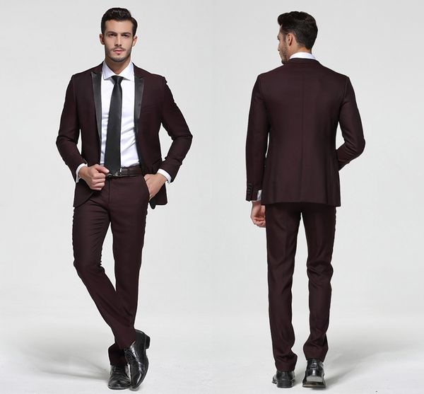 2020 бордовые свадебные смокинги slim fit жених смокинги для мужчин из двух частей женихов костюм две кнопки формальный деловой пиджак+брюки, Black;gray
2020 бордовые свадебные смокинги slim fit жених смокинги для мужчин из двух частей женихов костюм две кнопки формальный деловой пиджак+брюки, Black;gray