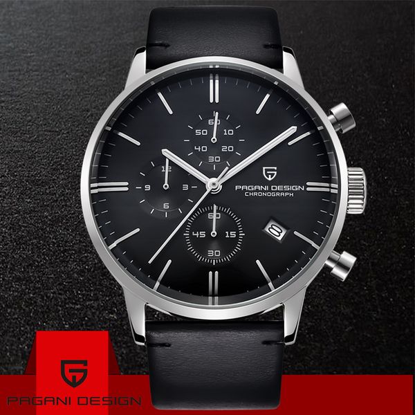 pagani design men fashion casual brand watch waterproof simple leather chronograph quartz watches anniversary gifts for husband, Slivery;brown
pagani design men fashion casual brand watch waterproof simple leather chronograph quartz watches anniversary gifts for husband, Slivery;brown