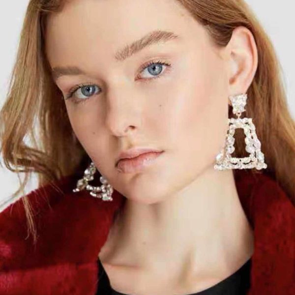 european and american famous new fashion versatile geometric earrings personalized exaggerated temperament popular diamond stud earrings, Golden
european and american famous new fashion versatile geometric earrings personalized exaggerated temperament popular diamond stud earrings, Golden