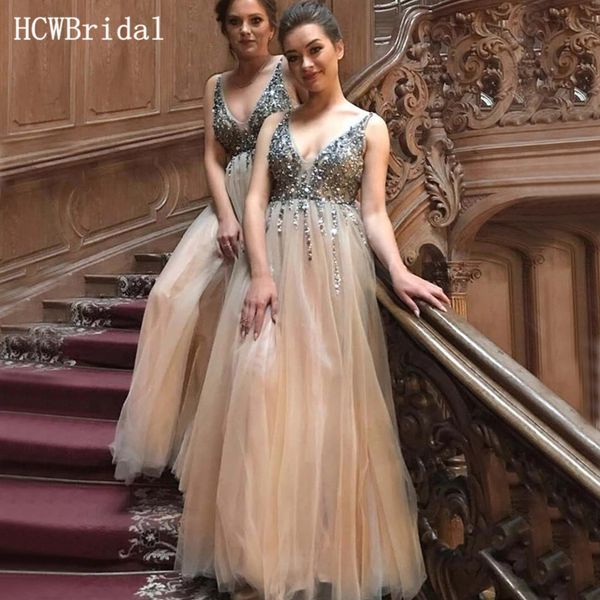 selling sliver crystals tulle evening dress 2019 glitter v neck a line floor length long formal dresses custom made, White;black
selling sliver crystals tulle evening dress 2019 glitter v neck a line floor length long formal dresses custom made, White;black