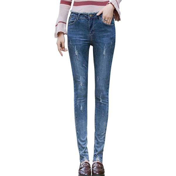 blue hole jeans new female big yards fat mm tall thin extended edition little pencil pants
blue hole jeans new female big yards fat mm tall thin extended edition little pencil pants