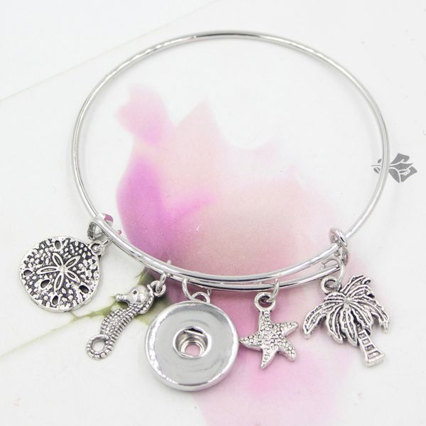 wholesale beach jewelry ocean starfish bracelet palm tree seahorse starfish sand dollar charms bracelets bangle snap button bracelet gifts, Golden;silver
wholesale beach jewelry ocean starfish bracelet palm tree seahorse starfish sand dollar charms bracelets bangle snap button bracelet gifts, Golden;silver