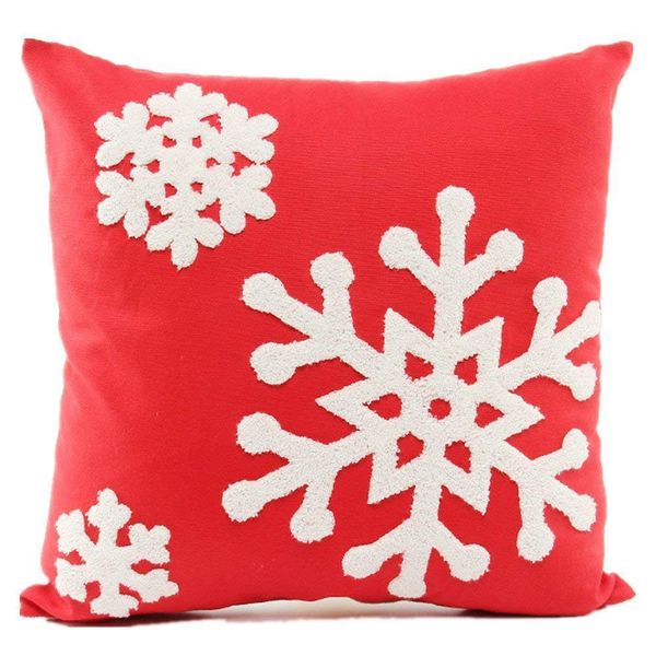 snow throw pillowcase snowflake pattern pillow cover embroidered square couch case for home sofa living room white and red
snow throw pillowcase snowflake pattern pillow cover embroidered square couch case for home sofa living room white and red