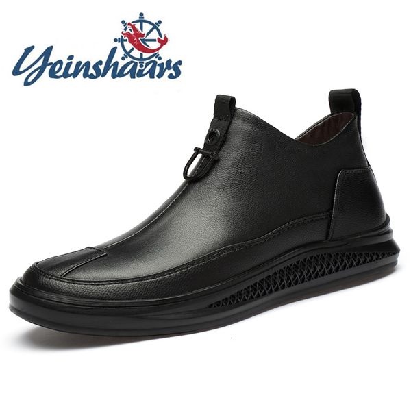 shoes men genuine leather flat shoes winter fashion ankle boots brand outdoor walking footwear zapatos hombre, Black
shoes men genuine leather flat shoes winter fashion ankle boots brand outdoor walking footwear zapatos hombre, Black