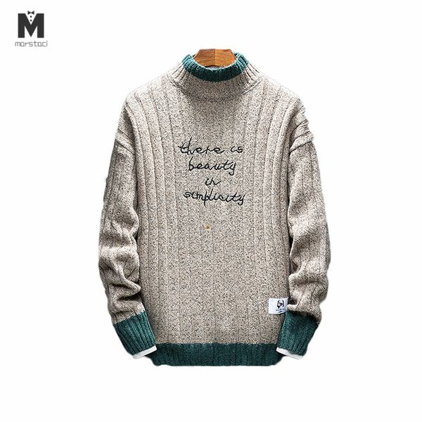 winter warm turtleneck sweater men vintage tricot pull homme casual pullovers male outwear slim knitted sweater, White;black
winter warm turtleneck sweater men vintage tricot pull homme casual pullovers male outwear slim knitted sweater, White;black