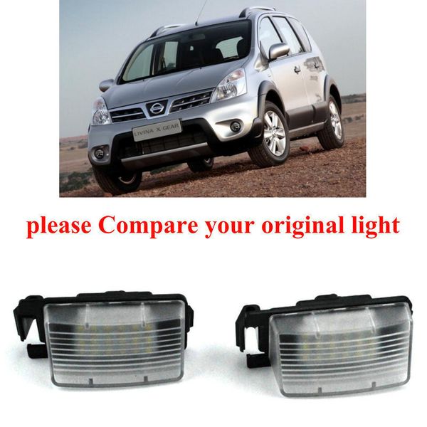 2 bulbs xenon white led license number plate lights for livina bra l10b geniss l10z cgear l10z error canbus
2 bulbs xenon white led license number plate lights for livina bra l10b geniss l10z cgear l10z error canbus