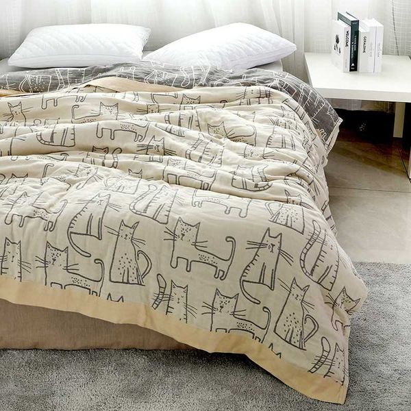 bamboo cotton muslin summer blanket bed cover sofa travel breathable cartoon cat line big soft throw blanket lb53006
bamboo cotton muslin summer blanket bed cover sofa travel breathable cartoon cat line big soft throw blanket lb53006