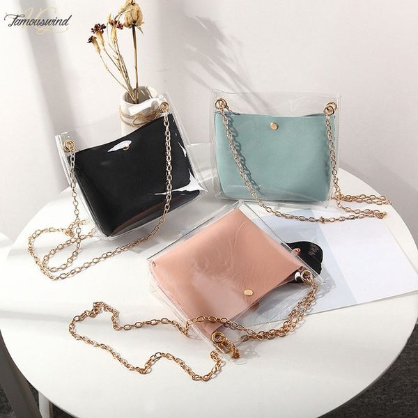 women transparent bucket bag clear pvc jelly small shoulder bag fashion female crossbody messenger bags 2020 design handbag
women transparent bucket bag clear pvc jelly small shoulder bag fashion female crossbody messenger bags 2020 design handbag