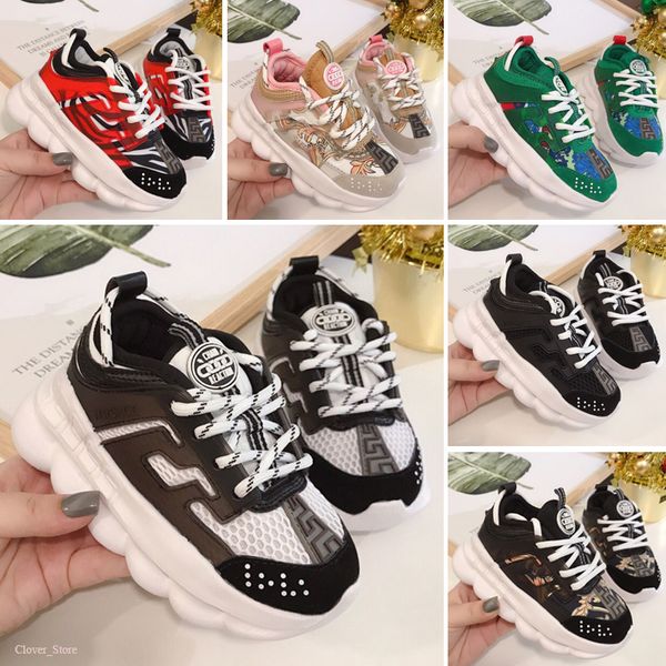luxury chain reaction kids sneakers italy designers jungle print black accessories thick bottom boys girls casual shoes size 28-35, Black;red
luxury chain reaction kids sneakers italy designers jungle print black accessories thick bottom boys girls casual shoes size 28-35, Black;red