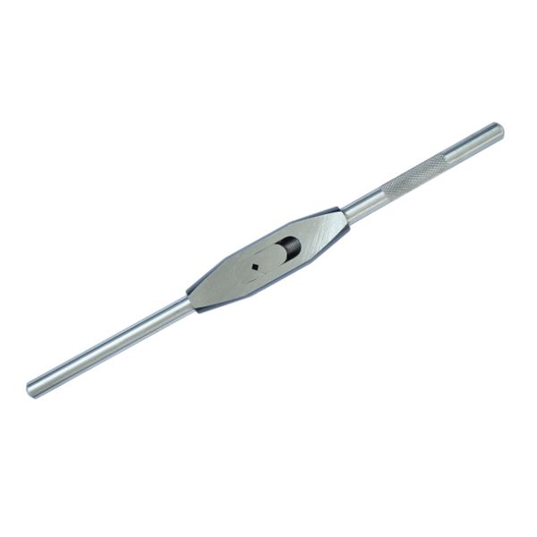 adjustable tap reamer wrench silver tone