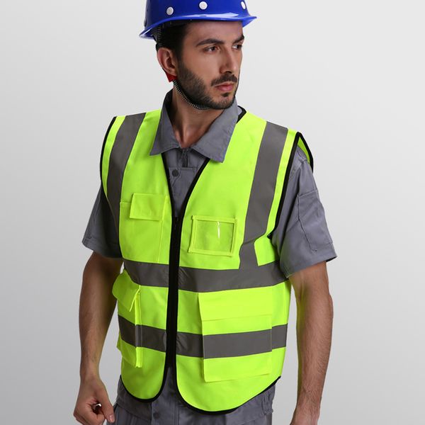 reflective vest fluorescent vest multiple pockets safety protective clothing jacket traffic safety clothes nighttime
reflective vest fluorescent vest multiple pockets safety protective clothing jacket traffic safety clothes nighttime
