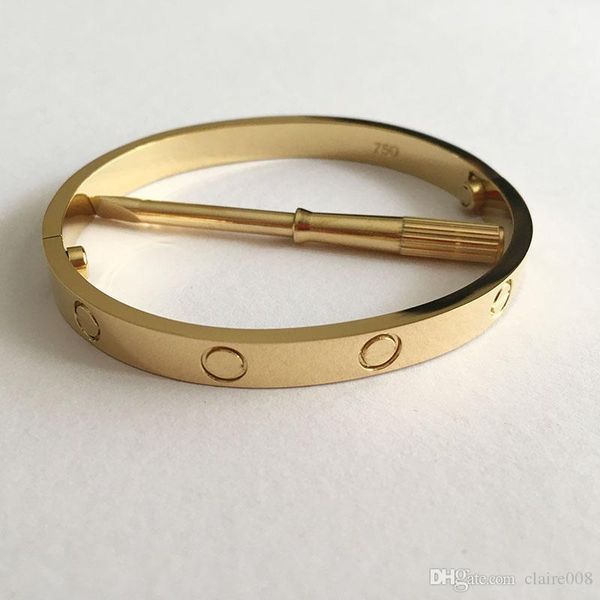 FashionLove винт Браслеты 316L Титановая сталь Люксовый бренд с десятью cz камень браслет
FashionLove винт Браслеты 316L Титановая сталь Люксовый бренд с десятью cz камень браслет