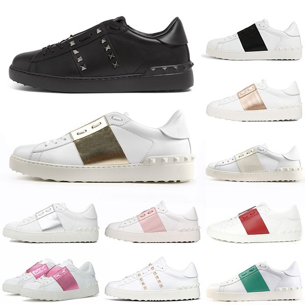 2020 luxury designer platform casual shoes white black pink fashion men women leather rivet open low sports sneakers size 35-46
2020 luxury designer platform casual shoes white black pink fashion men women leather rivet open low sports sneakers size 35-46
