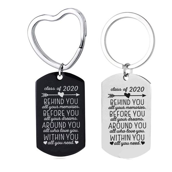 2020 graduation season stainless steel keychain graduate gift class of 2020 / behind you, Silver
2020 graduation season stainless steel keychain graduate gift class of 2020 / behind you, Silver