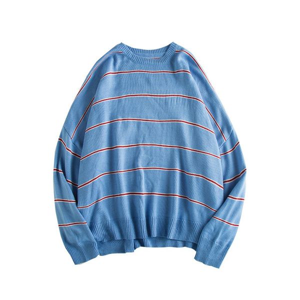 2019 new men sweaters o neck loose striped leisure soft warm knitting style all-match pullover mens sweater abz571, White;black
2019 new men sweaters o neck loose striped leisure soft warm knitting style all-match pullover mens sweater abz571, White;black