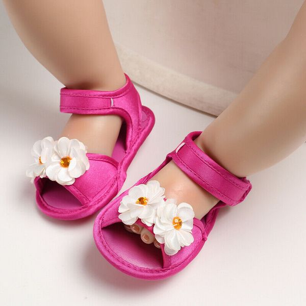 new summer infant toddler baby girls sandals princess floral soft sole shoes velcro casual little baby sneakers shoes, Black;red 
new summer infant toddler baby girls sandals princess floral soft sole shoes velcro casual little baby sneakers shoes, Black;red
