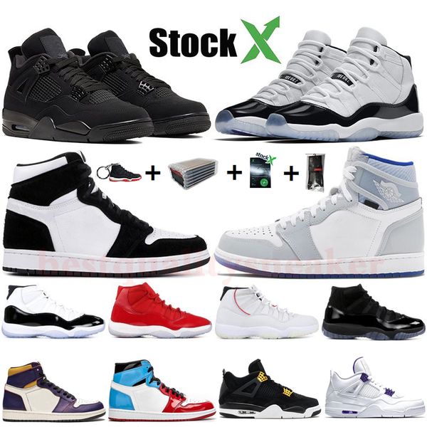 new black cat jumpman 4 4s basketball shoes 1 1s high court purple white twist sneakers 11 11s bred concord 45 trainers, White;red
new black cat jumpman 4 4s basketball shoes 1 1s high court purple white twist sneakers 11 11s bred concord 45 trainers, White;red