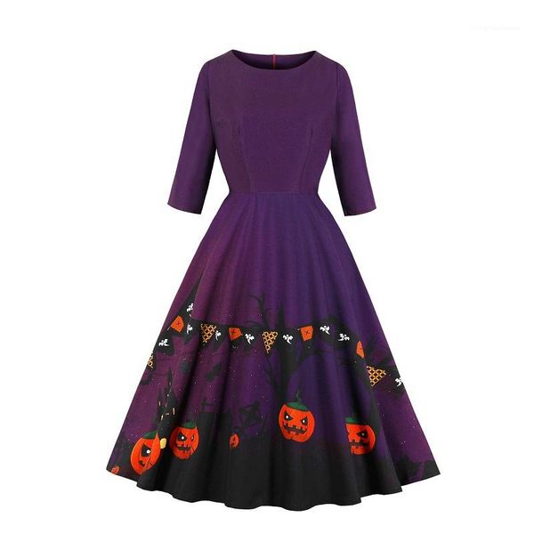 neck long sleeved dresses womens halloween costumes halloween women party dresses pumpkin printed autumn classical crew, White;black
neck long sleeved dresses womens halloween costumes halloween women party dresses pumpkin printed autumn classical crew, White;black