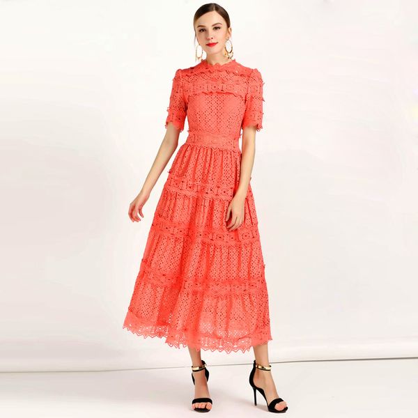 red roosarosee fashion runway dress summer women dress short sleeve floral embroidery hollow out elegant vestidos robe femme, Black;gray
red roosarosee fashion runway dress summer women dress short sleeve floral embroidery hollow out elegant vestidos robe femme, Black;gray