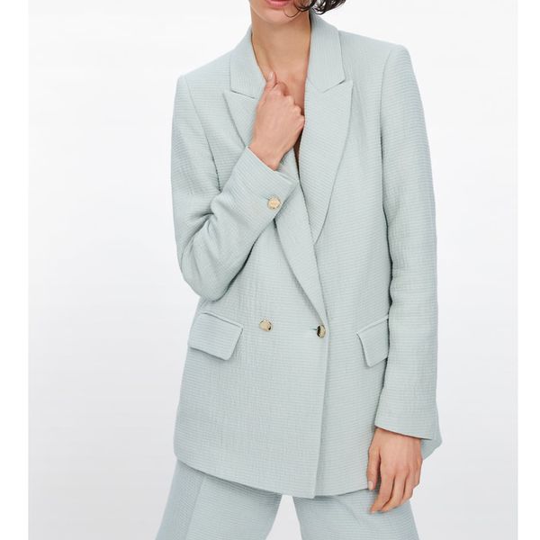new style solid color suit jacket women fashion long sleeve suits coat women elegant tailored collar jacket suits female dg05, Black;brown
new style solid color suit jacket women fashion long sleeve suits coat women elegant tailored collar jacket suits female dg05, Black;brown