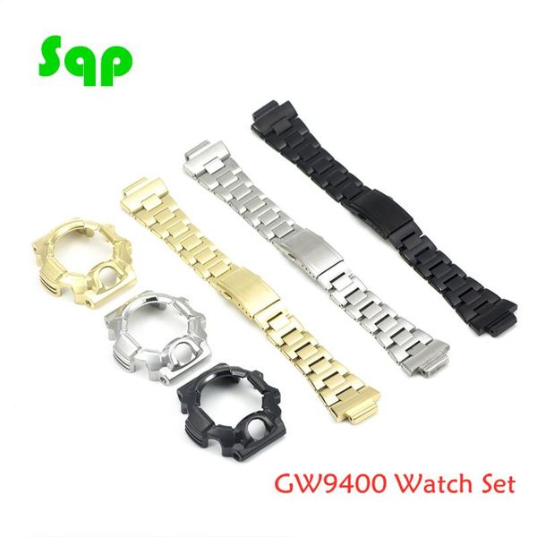 gw9400 watch set 100% 316l stainless steel watch modification watchband bezel/case metal strap, Black;brown
gw9400 watch set 100% 316l stainless steel watch modification watchband bezel/case metal strap, Black;brown