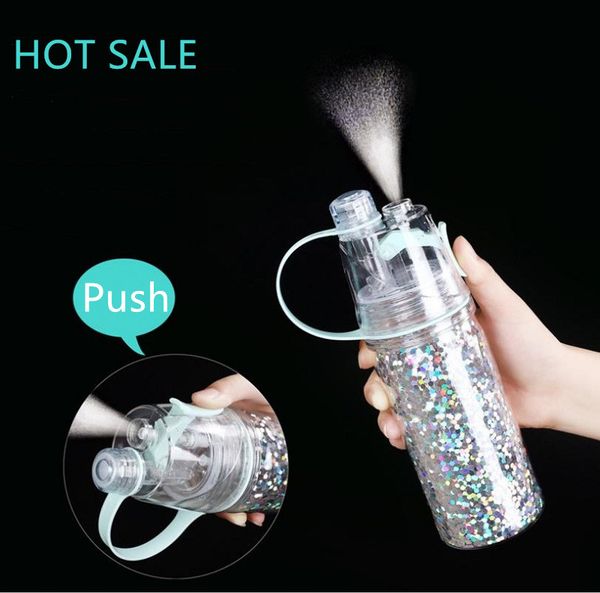 creative 12oz mist spray water bottle plastic outdoor cycling sprayer mug with paillete multi use portable exercise drinking cup
creative 12oz mist spray water bottle plastic outdoor cycling sprayer mug with paillete multi use portable exercise drinking cup