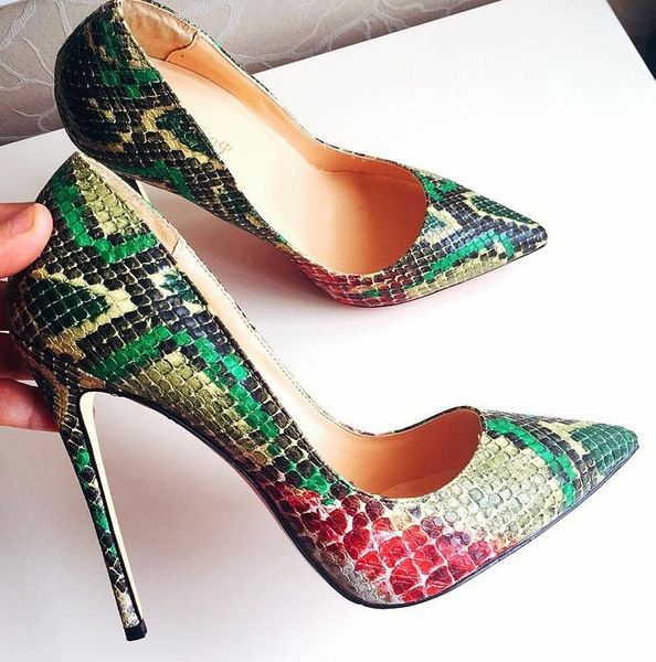 fashion women pumps snake python printed pointed toe high heels sandals shoes boots high heels for women stiletto heels, Black
fashion women pumps snake python printed pointed toe high heels sandals shoes boots high heels for women stiletto heels, Black