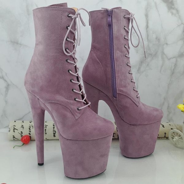 leecabe 20cm pole dancing shoes purple suede covered high heel platform boots closed toe pole dancie boot
leecabe 20cm pole dancing shoes purple suede covered high heel platform boots closed toe pole dancie boot