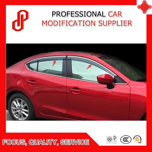 injection molding trim vent shade rain sun wind deflector window visor for mazda 3 axela 2014 - 2017
injection molding trim vent shade rain sun wind deflector window visor for mazda 3 axela 2014 - 2017