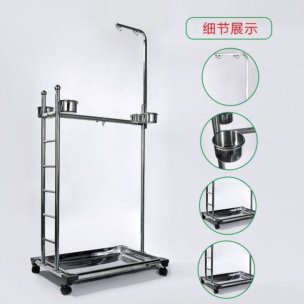 parrot stand frame ladder bird stainless steel stand frame cage in large parrot stand frame
parrot stand frame ladder bird stainless steel stand frame cage in large parrot stand frame