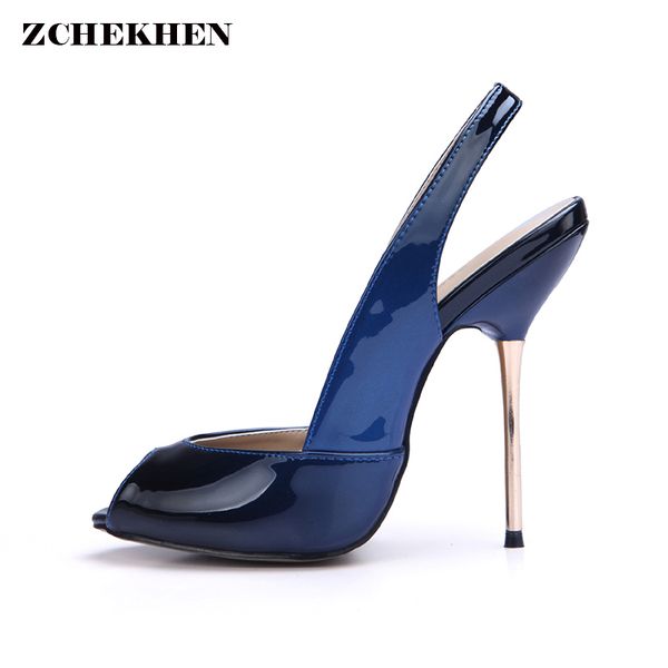 2018 women party pumps peep toe thin iron high heel slingback ladies shoes summer shoes for woman, Black
2018 women party pumps peep toe thin iron high heel slingback ladies shoes summer shoes for woman, Black
