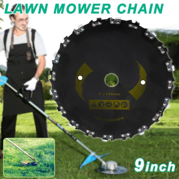 228mm/9inch grass trimmer head with 20-teeth chain saw rotary tray steel brushcutter blades lame debroussailleuse for lawnmover
228mm/9inch grass trimmer head with 20-teeth chain saw rotary tray steel brushcutter blades lame debroussailleuse for lawnmover