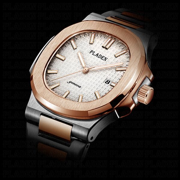 pladen fashion watch men 2019 personality octagon case 18k rose gold watch men quartz geneva watches relogio masculino #pl1004, Slivery;brown
pladen fashion watch men 2019 personality octagon case 18k rose gold watch men quartz geneva watches relogio masculino #pl1004, Slivery;brown