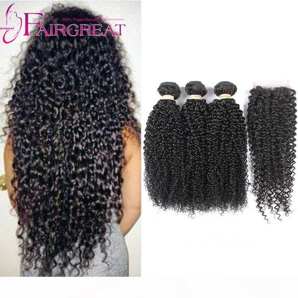 lace closure with brazilian kinky curly virgin hair 3bundles afro kinky curly human hair with closure unprocessed brazilian natural, Black
lace closure with brazilian kinky curly virgin hair 3bundles afro kinky curly human hair with closure unprocessed brazilian natural, Black