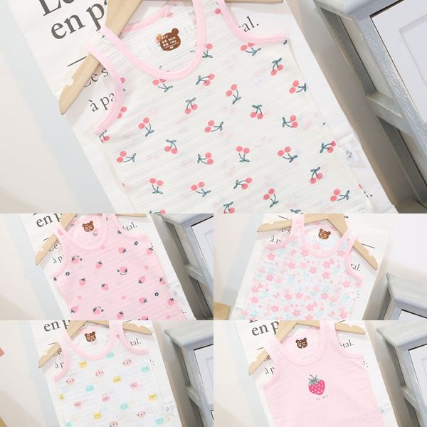 strawberry printed girl 2020 strawberry children's clothing vest inner children's wear vest, Blue
strawberry printed girl 2020 strawberry children's clothing vest inner children's wear vest, Blue