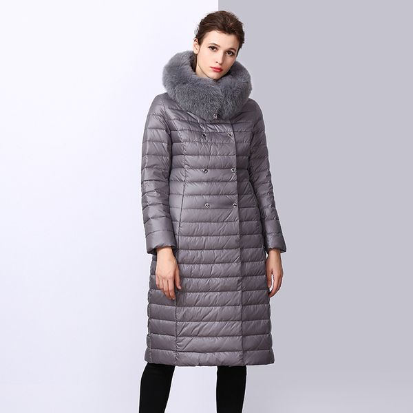 women's down & parkas 2021 jacket winter, lady's long knee, big fur collar, thickening, body repair and warmth.down female, Black
women's down & parkas 2021 jacket winter, lady's long knee, big fur collar, thickening, body repair and warmth.down female, Black