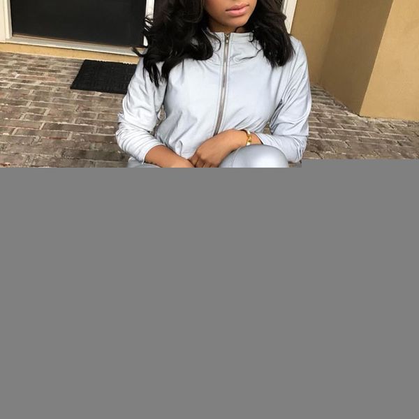 2019 flash reflective crop and pant 2 pieces sets spring women jacket casual hoodies and pants women tracksuits, White
2019 flash reflective crop and pant 2 pieces sets spring women jacket casual hoodies and pants women tracksuits, White