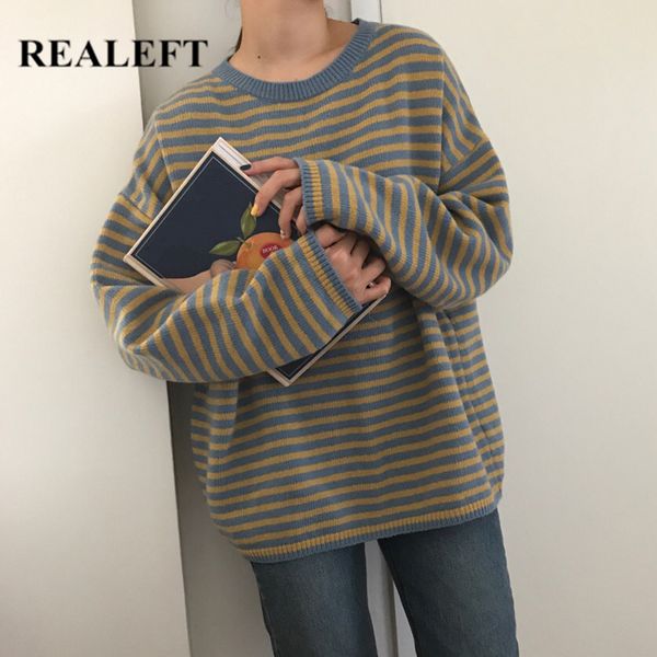 realeft autumn winter long sleeve striped women's pullover sweater fashion v-neck casual knitted sweater female 2019 new arrival, White;black
realeft autumn winter long sleeve striped women's pullover sweater fashion v-neck casual knitted sweater female 2019 new arrival, White;black