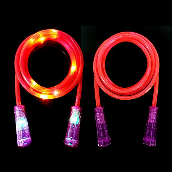 selling light up skipping rope multi colour glow children adults fitness outdoor activity