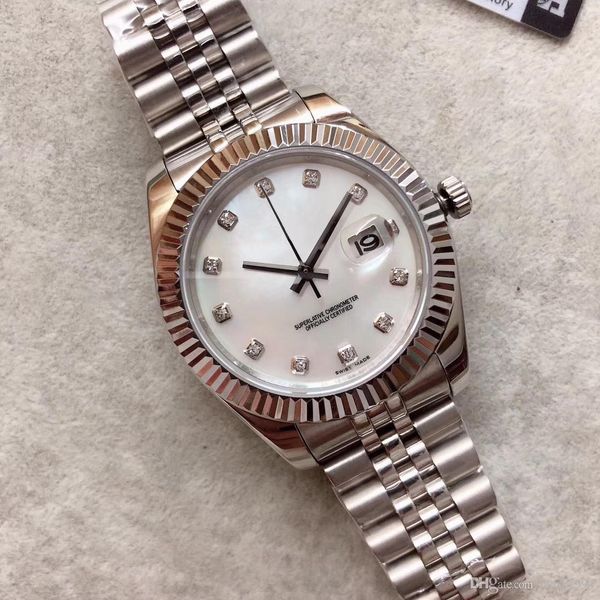 luxury watch 41mm datejust shell color mechanical automatic designer watches stainless steel business fashion president mens wrist watches, Slivery;brown
luxury watch 41mm datejust shell color mechanical automatic designer watches stainless steel business fashion president mens wrist watches, Slivery;brown