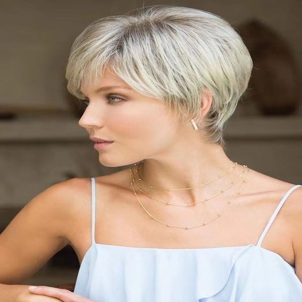 2020 new selling wig in european and american selling realistic micro-roll short hair chemical fiber hair headgear, Black
2020 new selling wig in european and american selling realistic micro-roll short hair chemical fiber hair headgear, Black
