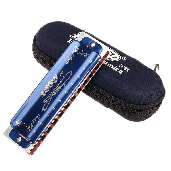 eastt008k 10 holes blues harmonica limited version blue color diatonic harp musical instrument a b c d e f g keys with case
eastt008k 10 holes blues harmonica limited version blue color diatonic harp musical instrument a b c d e f g keys with case