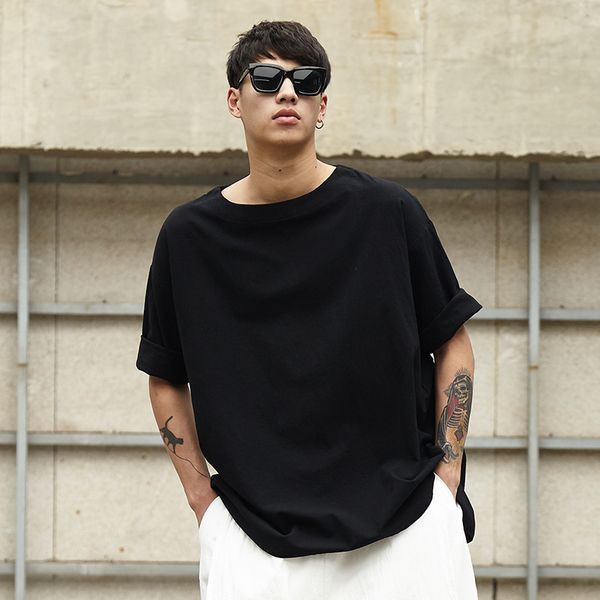 men summer short sleeve loose casual black white cotton linen tshirt male streetwear punk hip hop t shirt pullover tees shirts, White;black
men summer short sleeve loose casual black white cotton linen tshirt male streetwear punk hip hop t shirt pullover tees shirts, White;black