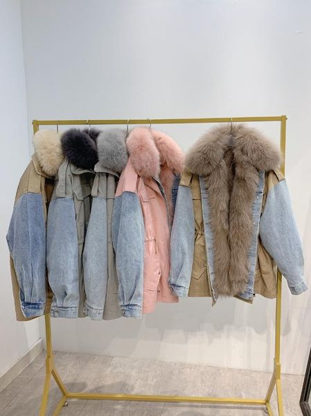 2020 new womens coats winter real fur parkas rex liner with fur collar cowboy overcoat women jacket plus size, Black
2020 new womens coats winter real fur parkas rex liner with fur collar cowboy overcoat women jacket plus size, Black