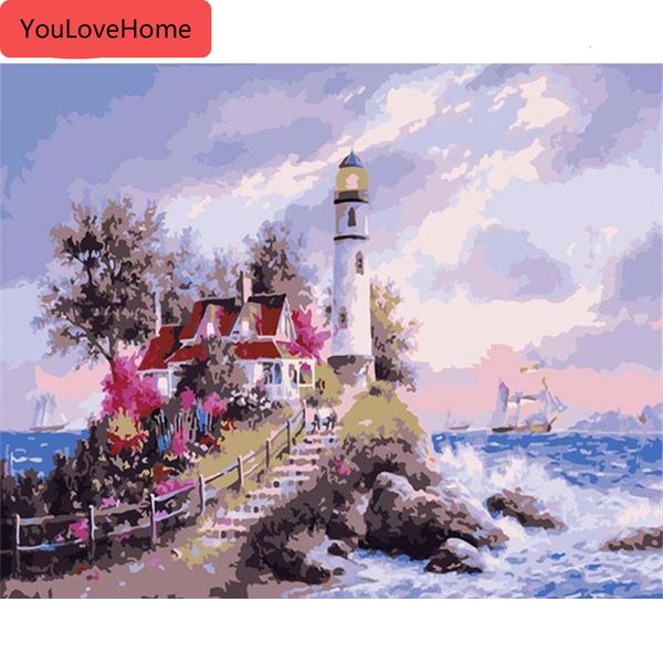 paint by numbers scenery drawing on canvas handpainted lighthouse art kits diy gift home decoration
paint by numbers scenery drawing on canvas handpainted lighthouse art kits diy gift home decoration