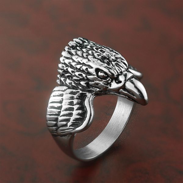 european retro stainless steel eagle shape ring for men creative personalized punk rock knuckle weapon ring jewelry for party, Silver
european retro stainless steel eagle shape ring for men creative personalized punk rock knuckle weapon ring jewelry for party, Silver